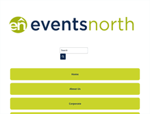 Tablet Screenshot of eventsnorth.com